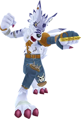 Pumpkinmon full-body artwork