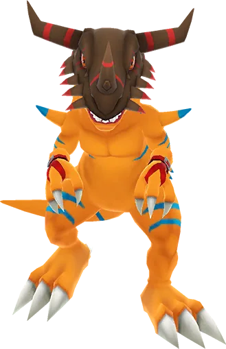 GeoGreymon full-body artwork