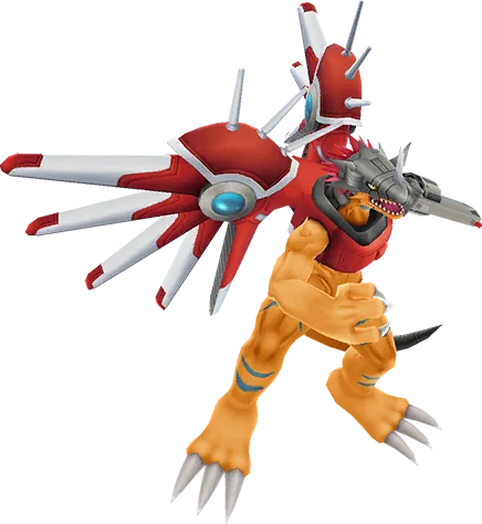 RizeGreymon full-body artwork