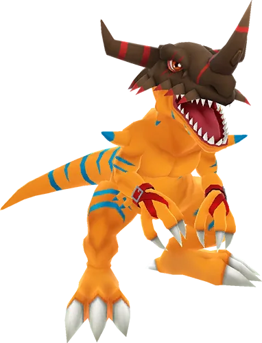 GeoGreymon full-body artwork
