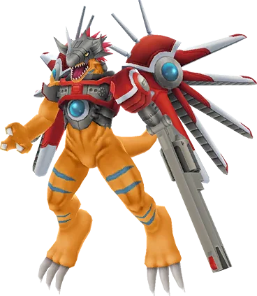 RizeGreymon full-body artwork