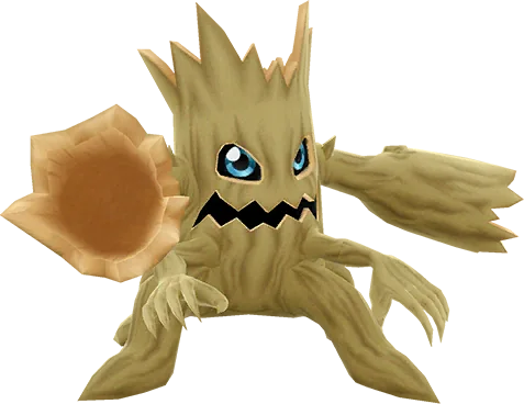 Woodmon full-body artwork