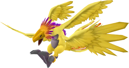 Phoenixmon full-body artwork