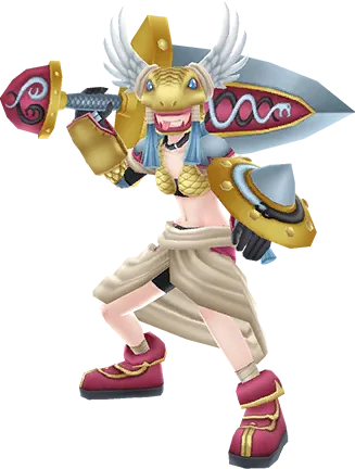 Minervamon full-body artwork