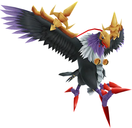Crowmon full-body artwork