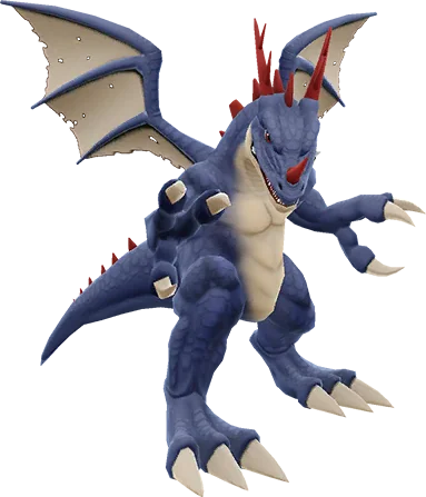 Coredramon (Blue) full-body artwork