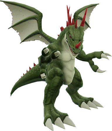 Coredramon (Green) full-body artwork