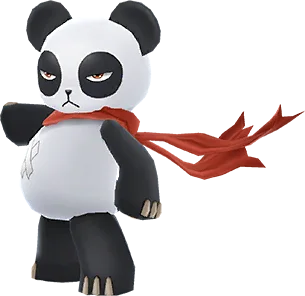 Pandamon full-body artwork