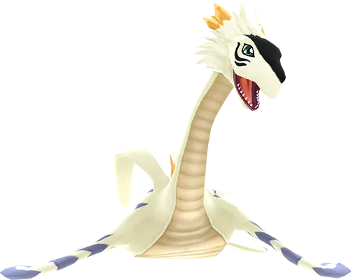 Plesiomon full-body artwork