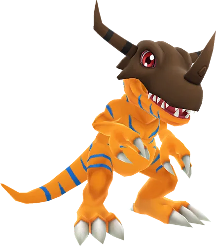 Greymon full-body artwork