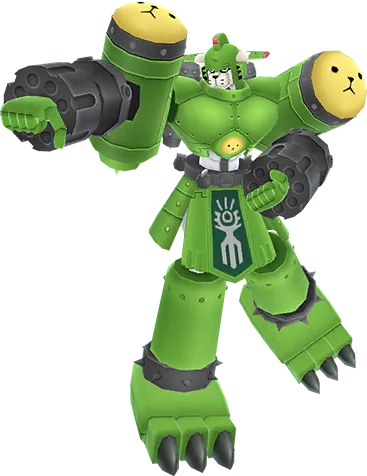 MegaGargomon full-body artwork