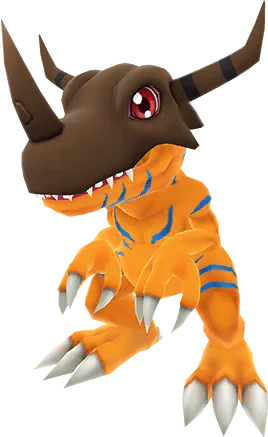 Greymon full-body artwork