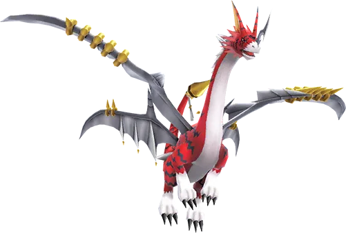DoruGreymon full-body artwork