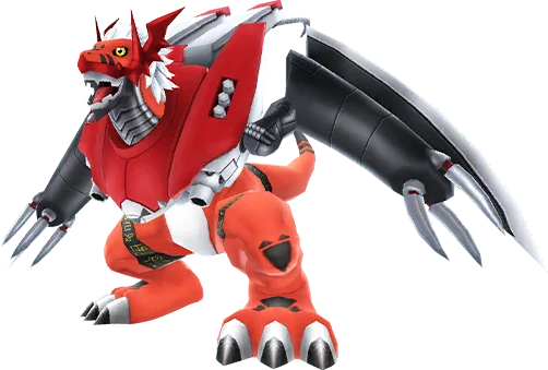 WarGrowlmon full-body artwork