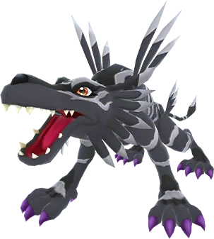 Garurumon (Black) full-body artwork