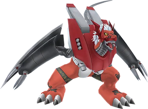 WarGrowlmon full-body artwork