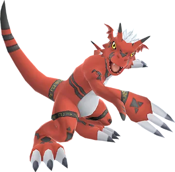 Growlmon full-body artwork