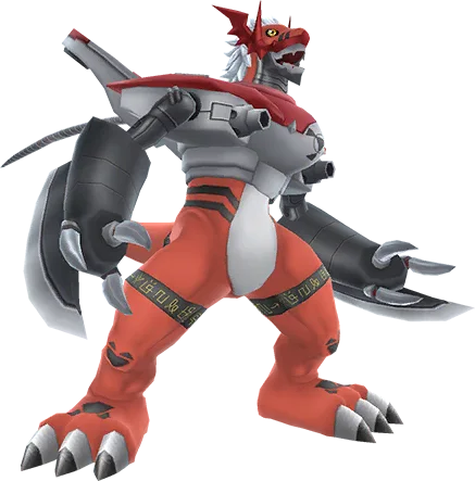 WarGrowlmon full-body artwork
