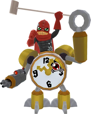 Clockmon full-body artwork