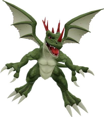 Coredramon (Green) full-body artwork