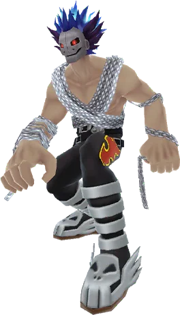 SkullMeramon full-body artwork