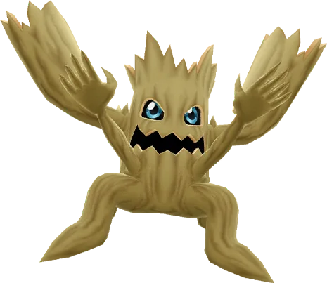Woodmon full-body artwork