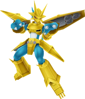 Magnamon full-body artwork