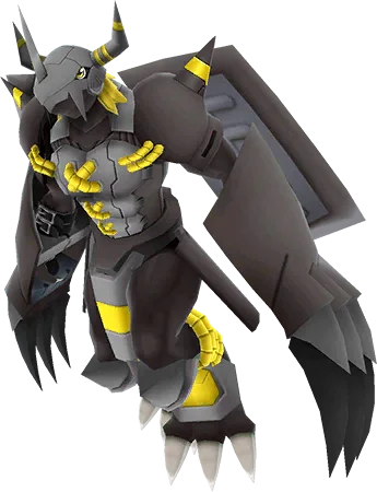 BlackWarGreymon full-body artwork