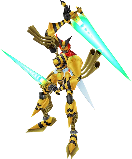 TigerVespamon full-body artwork