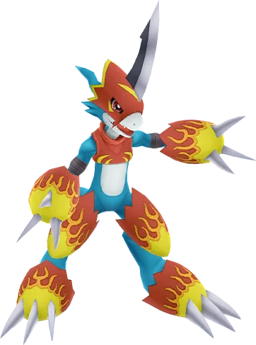 Flamedramon [SDQ] full-body artwork