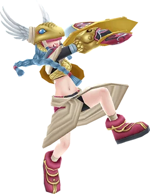 Minervamon full-body artwork