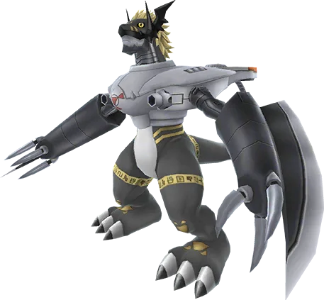 BlackWarGrowlmon full-body artwork