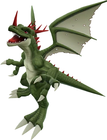 Coredramon (Green) full-body artwork