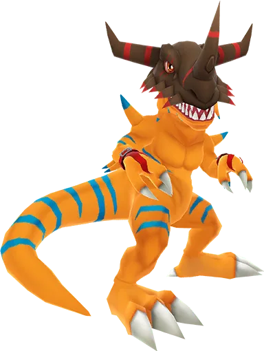 GeoGreymon full-body artwork