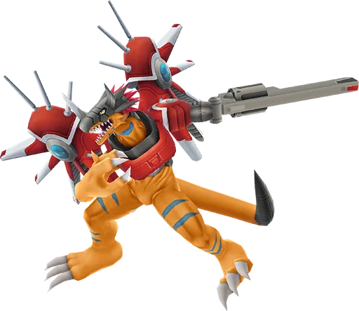 RizeGreymon full-body artwork