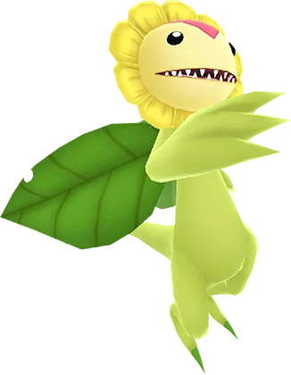 Sunflowmon full-body artwork