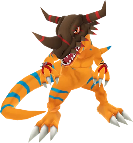 GeoGreymon full-body artwork
