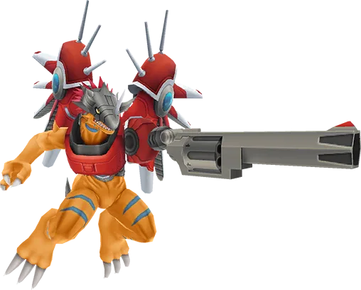RizeGreymon full-body artwork