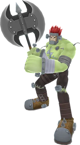 Boltmon full-body artwork