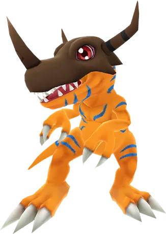 Greymon full-body artwork