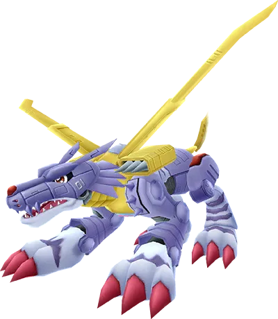 MetalGarurumon full-body artwork