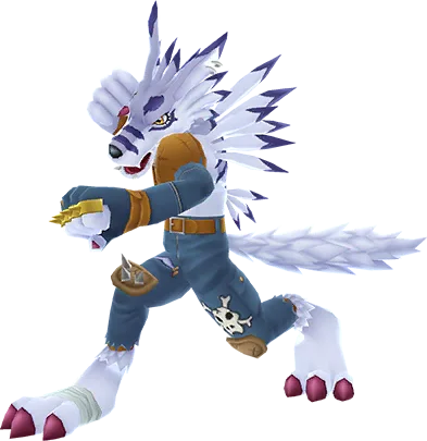WereGarurumon full-body artwork