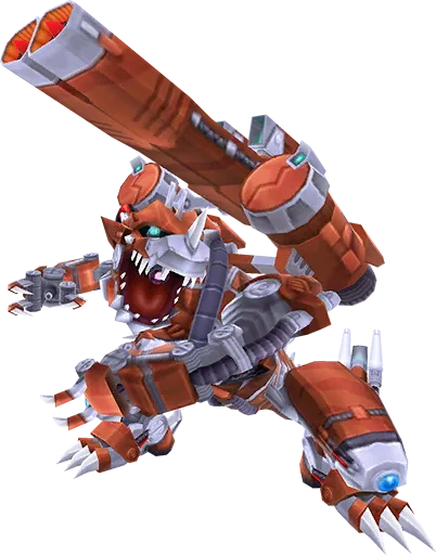 RustTyranomon full-body artwork