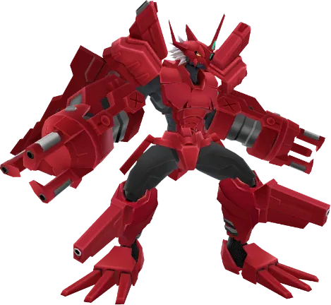 BlitzGreymon full-body artwork