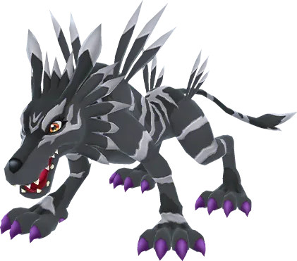 Garurumon (Black) full-body artwork
