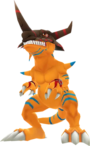 GeoGreymon full-body artwork