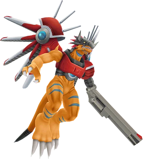 RizeGreymon full-body artwork
