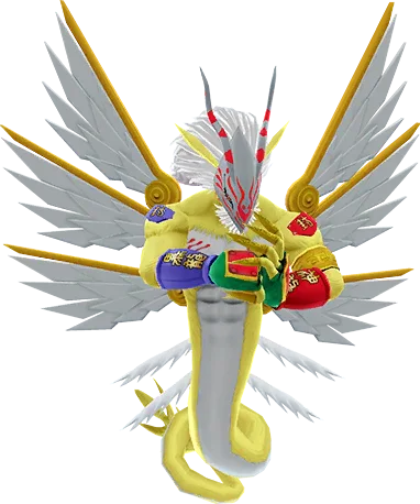 Goldramon full-body artwork