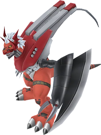 WarGrowlmon full-body artwork