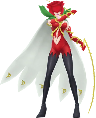 Rosemon full-body artwork